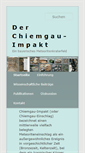 Mobile Screenshot of chiemgau-impakt.de